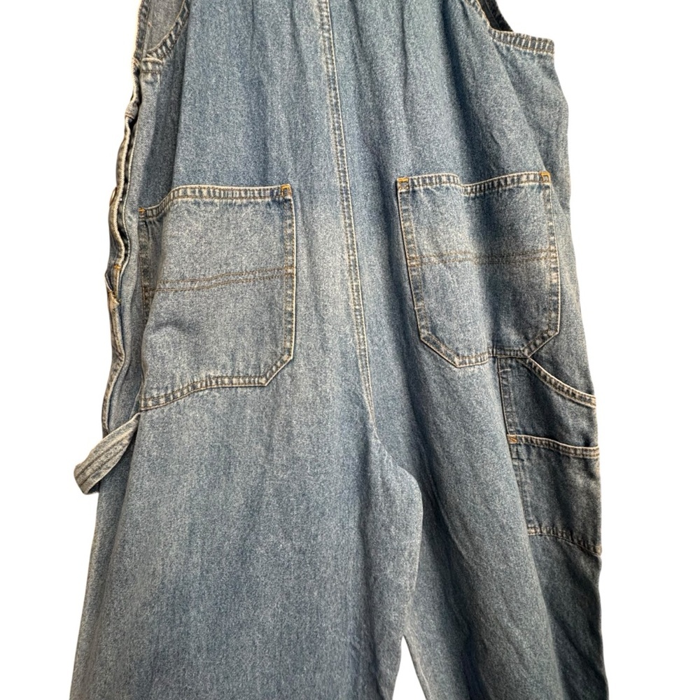Vintage Disney Catalog Embroidered Mickey Mouse Denim Overalls Women’s Large - Picture 10 of 14